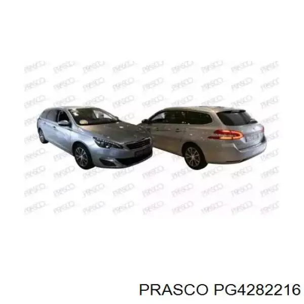 PG4282216 Prasco Placa sobreposta (carcaça) de grelha do radiador