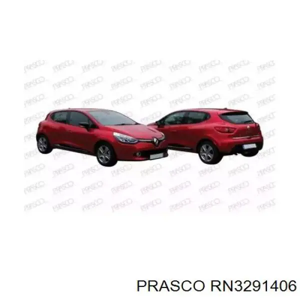 808777693R Renault (RVI) Moldura da porta dianteira esquerda