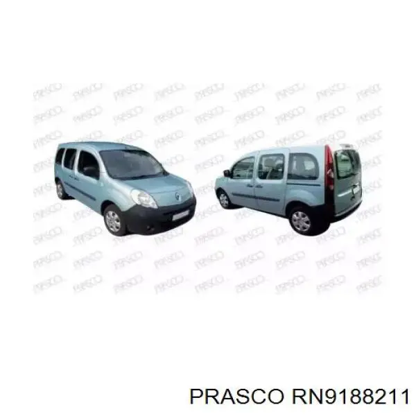 Maçaneta esquerda externa da porta traseira (batente) Triclo 125043 preço, a partir de 36,96 USD