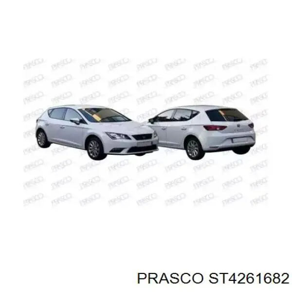 5F9807305 VAG Reforçador do pára-choque traseiro
