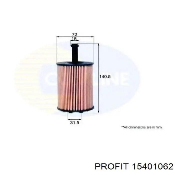 Compre 15401062 Profit Filtro de óleo
