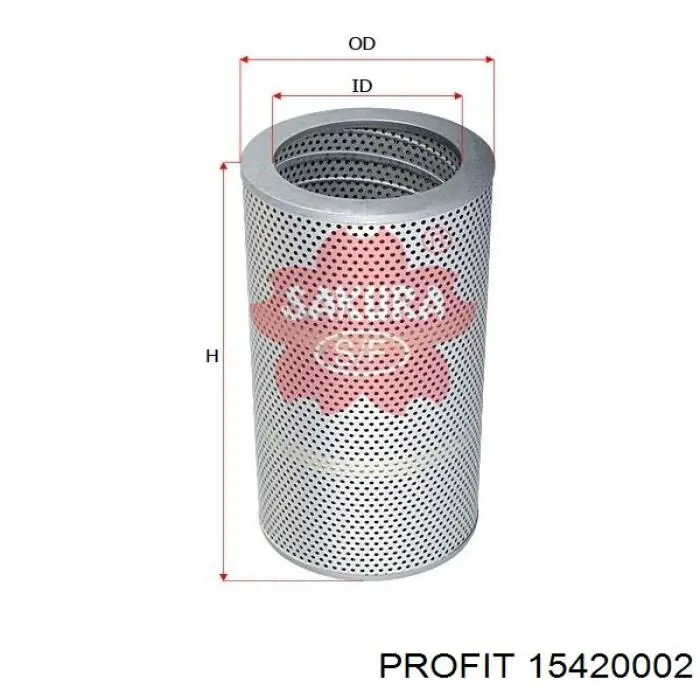 Filtro de ar Profit 15420002 preço, a partir de 5,85 USD