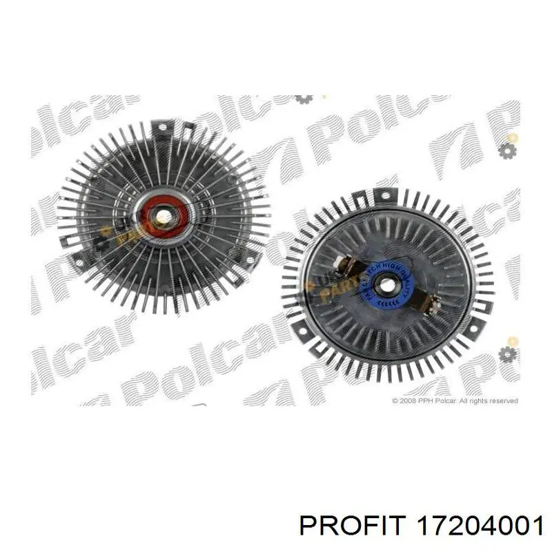Acoplamento viscoso de ventilador de esfriamento SV5023S Polcar