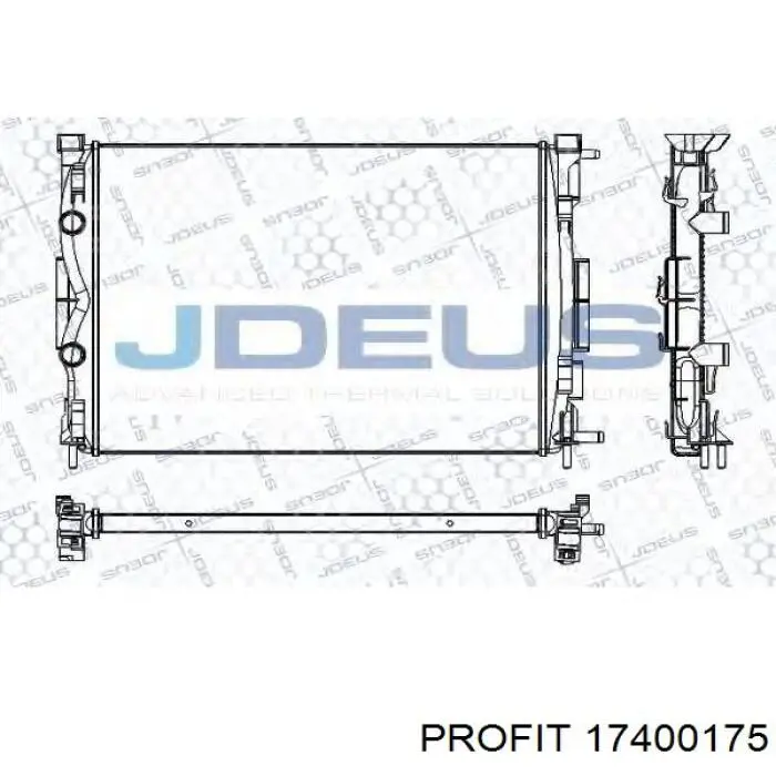 Radiador de esfriamento de motor Profit 17400175 preço, a partir de 52,97 USD