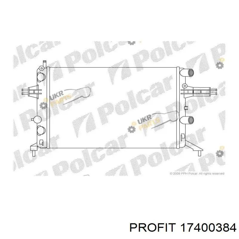 Compre TP1563016 Tempest Radiador de esfriamento de motor