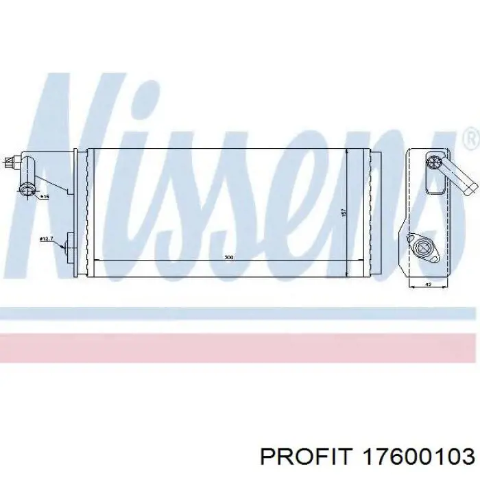 Compre 17600103 Profit Radiador de forno (de aquecedor)