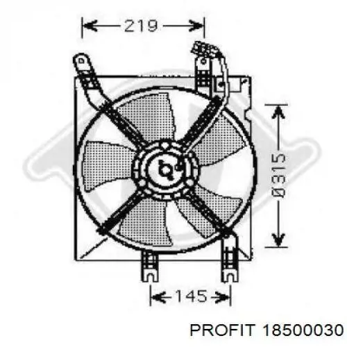 Ventilador elétrico de aparelho de ar condicionado montado (motor + roda de aletas) General Motors 96553377 preço, a partir de 72,92 USD