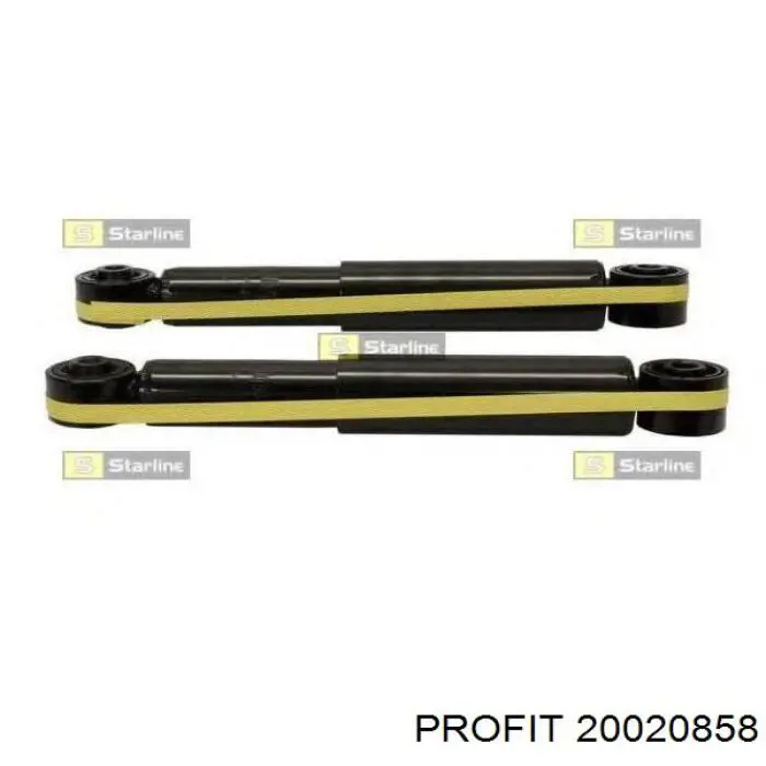 Compre 20020858 Profit Amortecedor traseiro