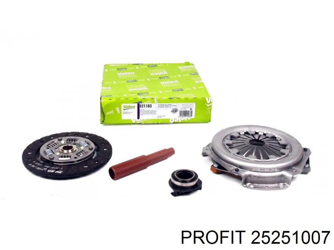 Kit de embraiagem (3 peças) Profit 25251007 preço, a partir de 79,84 USD
