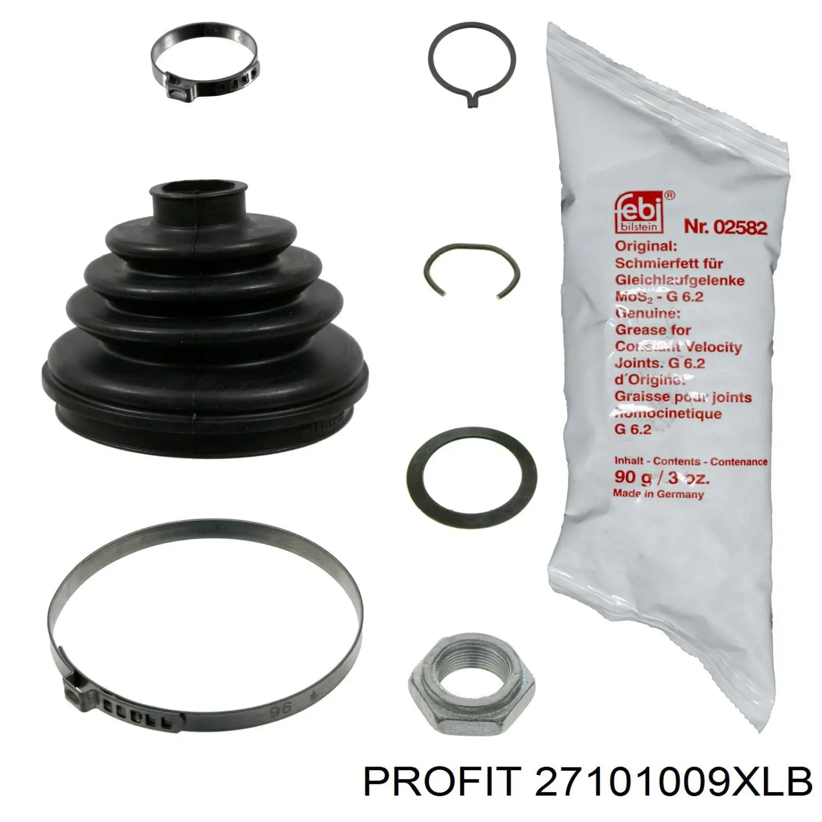Bota de proteção externa de junta homocinética do semieixo dianteiro Profit 27101009XLB preço, a partir de 5,48 USD
