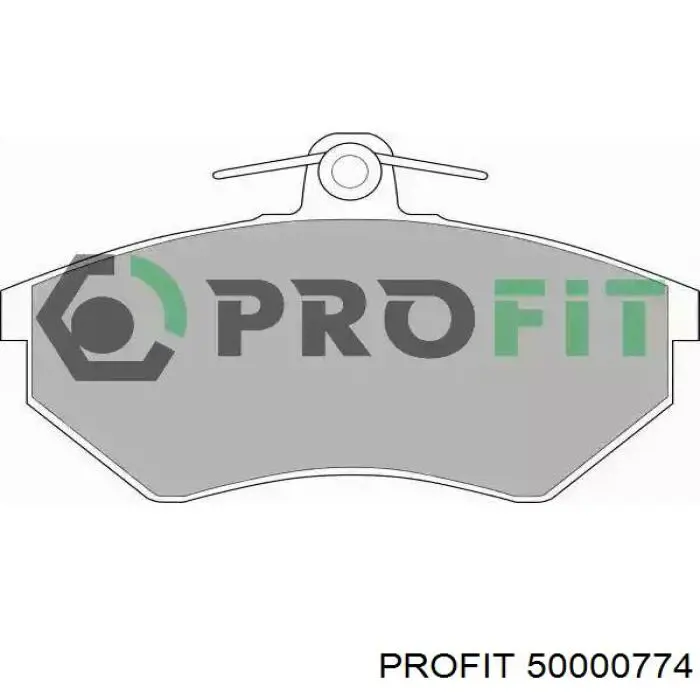 Sapatas do freio dianteiras de disco Profit 50000774 preço, a partir de 24,97 USD