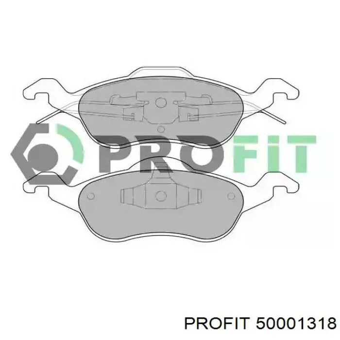Sapatas do freio dianteiras de disco Profit 50001318 preço, a partir de 26,18 USD