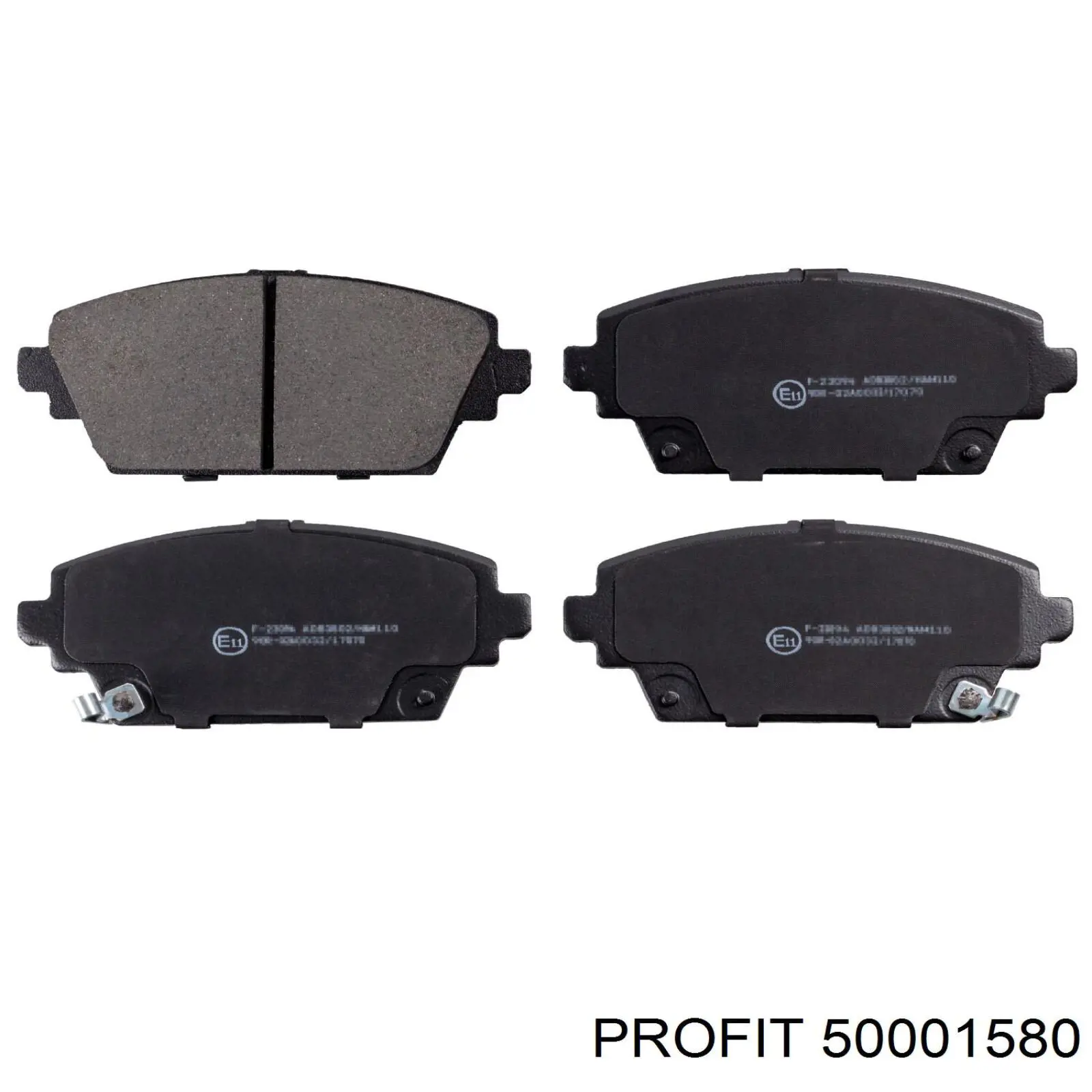 Sapatas do freio dianteiras de disco Profit 50001580 preço, a partir de 32,58 USD