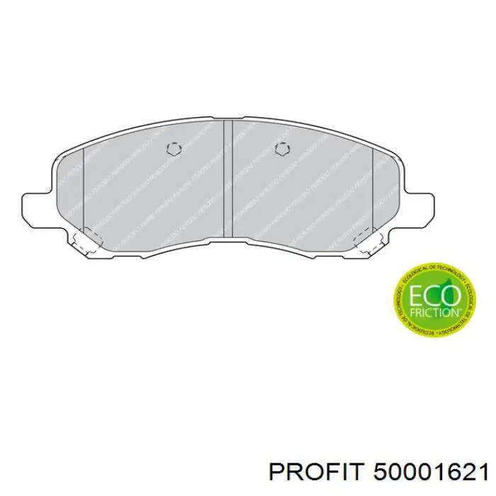Compre 50001621 Profit Sapatas do freio dianteiras de disco