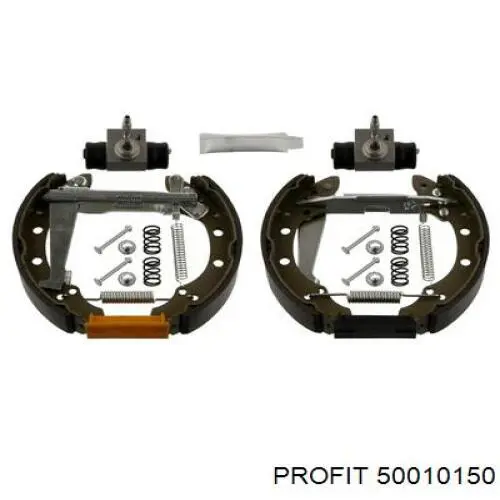 Compre 50010150 Profit Sapatas do freio traseiras de tambor