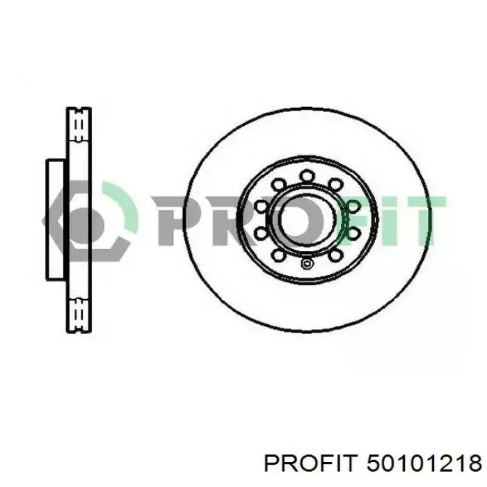 Kit de reparação dos freios dianteiros Profit 50101218 preço, a partir de 43,23 USD