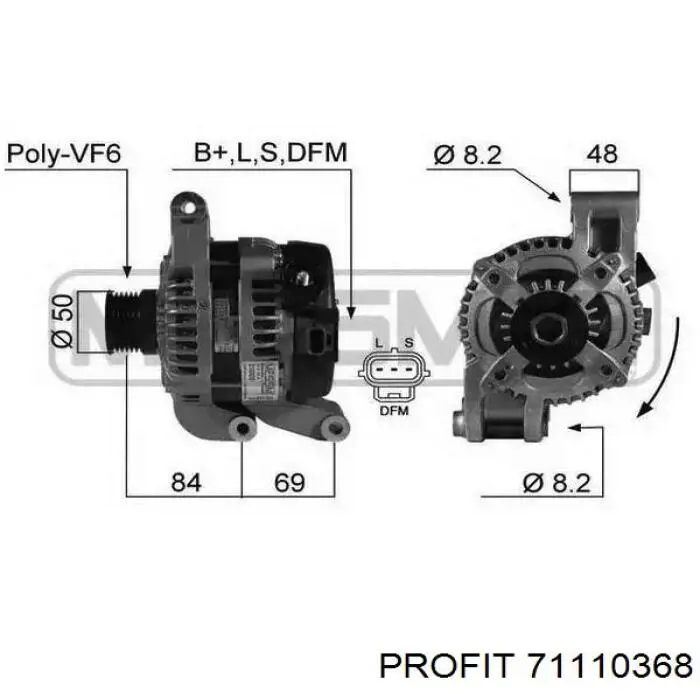 Gerador 71110368 Profit