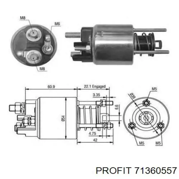Porta-escovas do motor de arranco Profit 71360557 preço, a partir de 14,39 USD