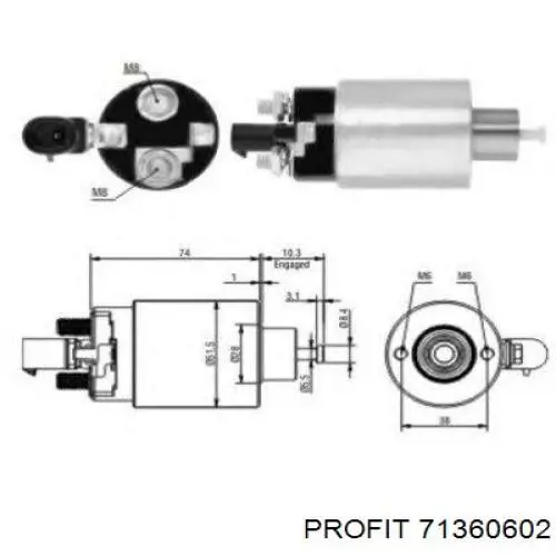Roda-livre do motor de arranco 3132060A10 Nissan/Infiniti