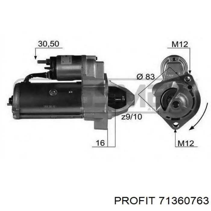 Porta-escovas do motor de arranco Profit 71360763 preço, a partir de 5,91 USD