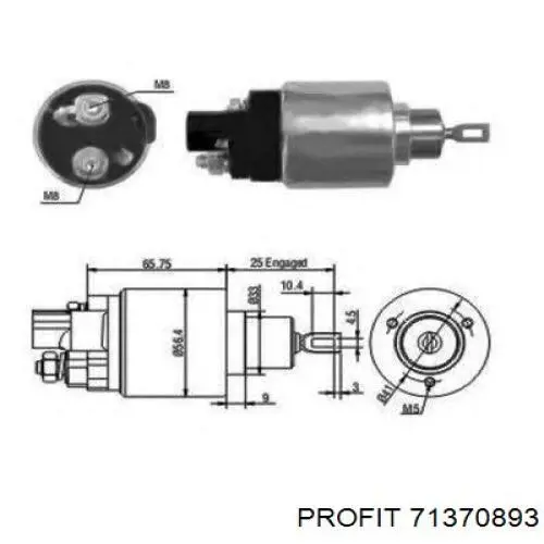 Induzido (rotor) do motor de arranco Profit 71370893