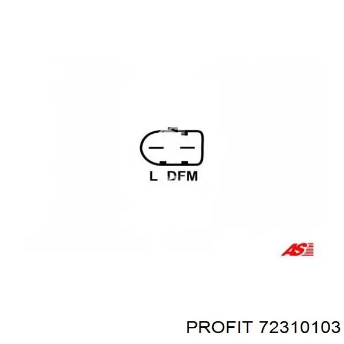 72310103 Profit Relê-regulador do gerador (relê de carregamento)