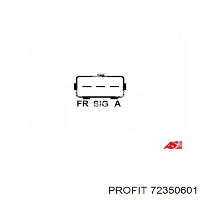 Relê-regulador do gerador (relê de carregamento) 72350601 Profit