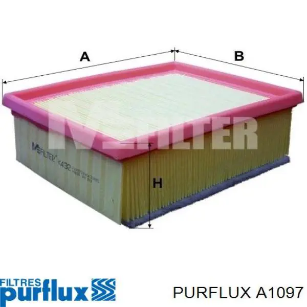 Filtro de ar Purflux A1097 preço, a partir de 10,10 USD