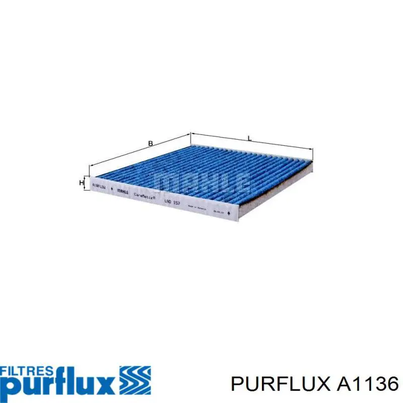 Compre A1136 Purflux Filtro de ar