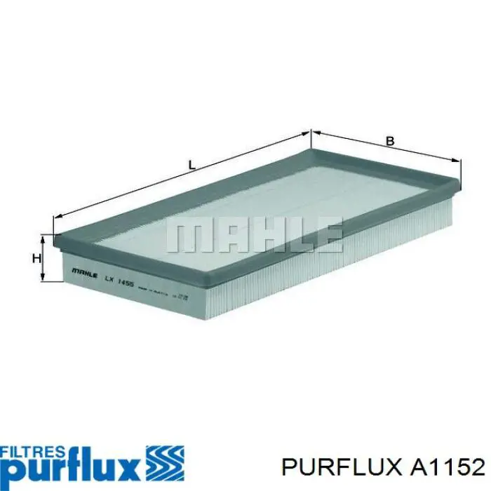 Filtro de ar Purflux A1152 preço, a partir de 11,89 USD