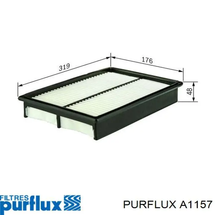 Compre A1157 Purflux Filtro de ar