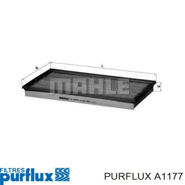 Compre A1177 Purflux Filtro de ar