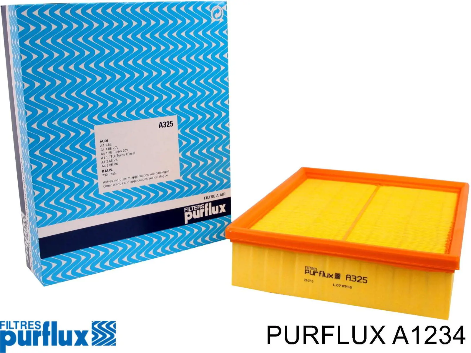 Filtro de ar A1234 Purflux