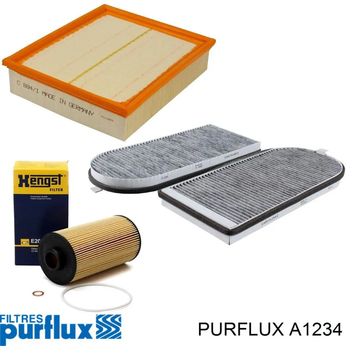 Filtro de ar Purflux A1234 preço, a partir de 13,29 USD
