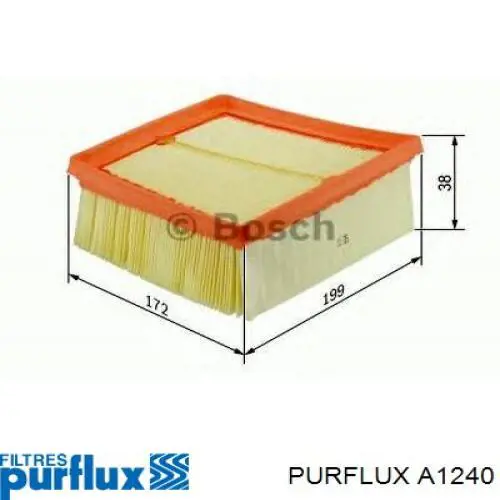 Filtro de ar Purflux A1240 preço, a partir de 14,68 USD