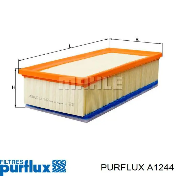 Filtro de ar Purflux A1244 preço, a partir de 13,27 USD