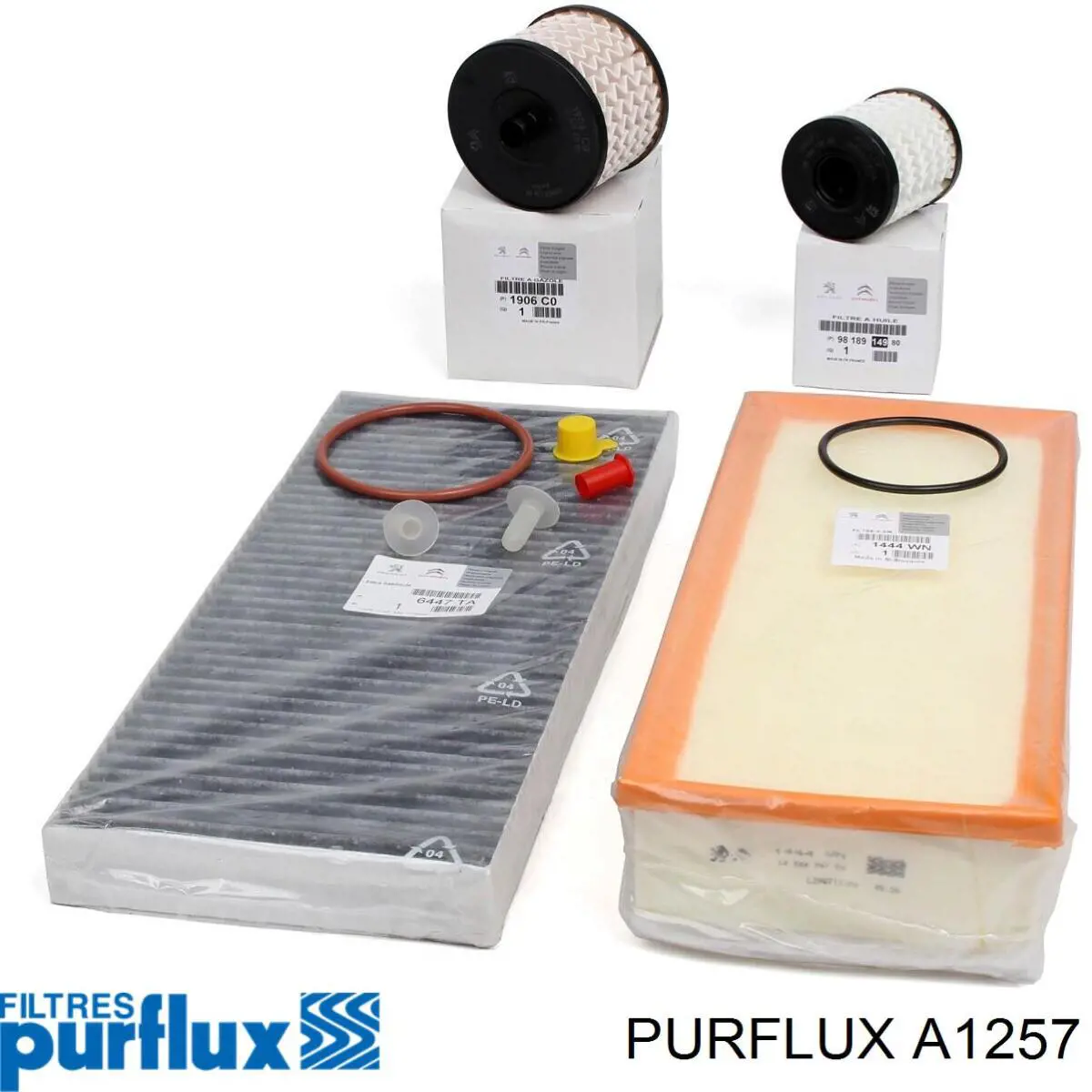 Compre A1257 Purflux Filtro de ar