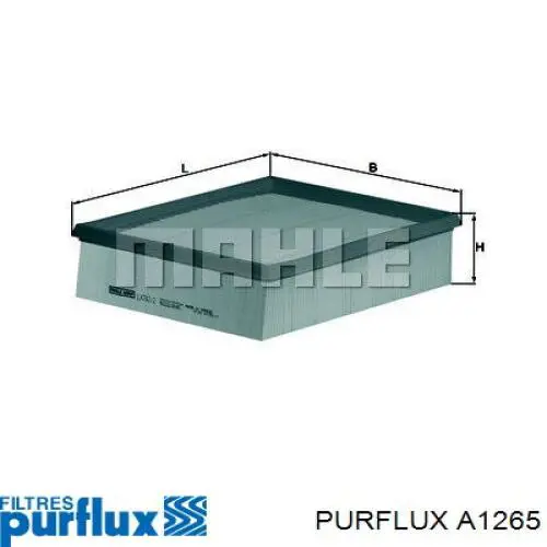 Filtro de ar Purflux A1265 preço, a partir de 16,35 USD