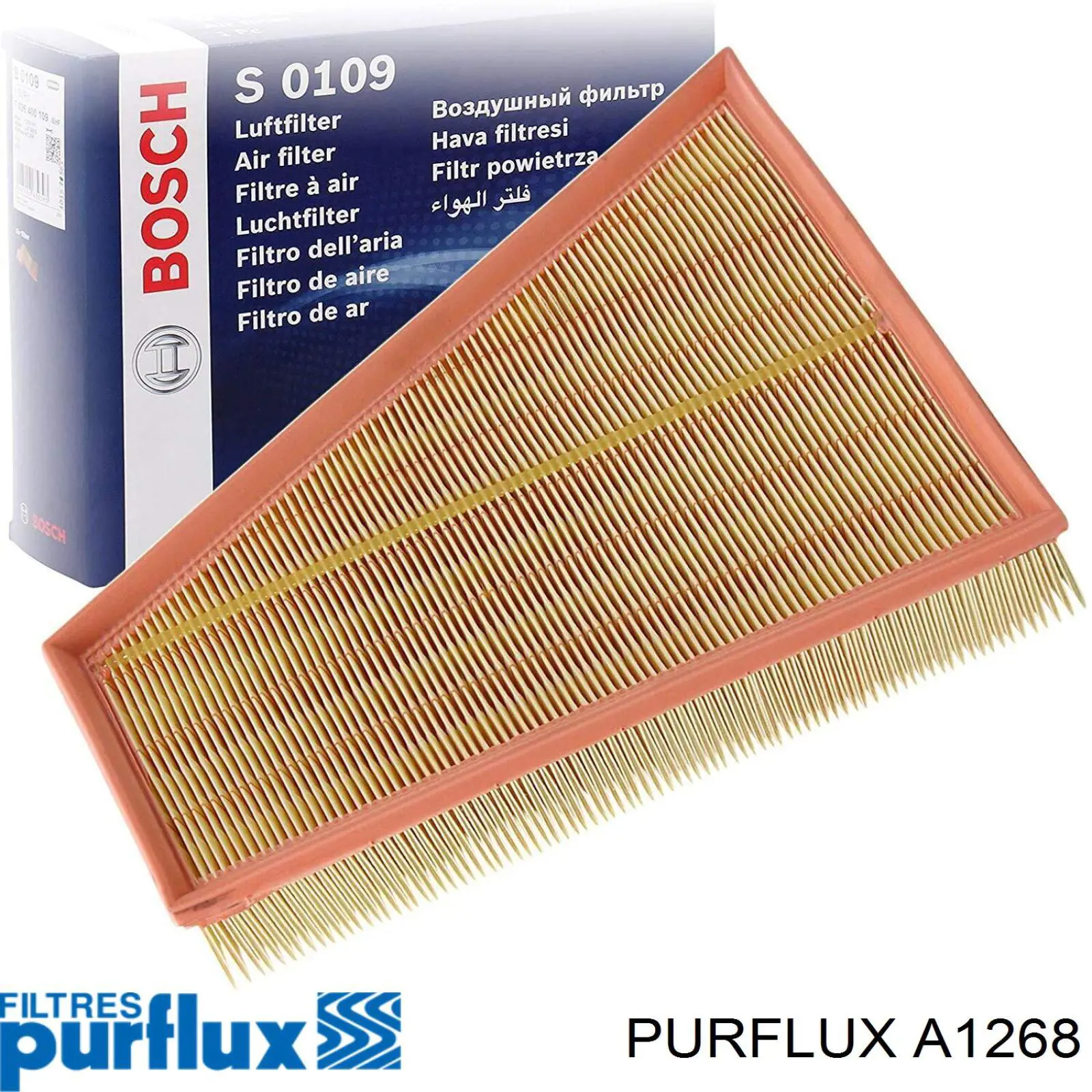 Filtro de ar A1268 Purflux
