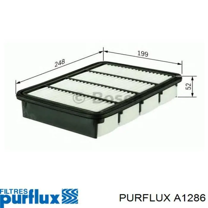 Filtro de ar A1286 Purflux