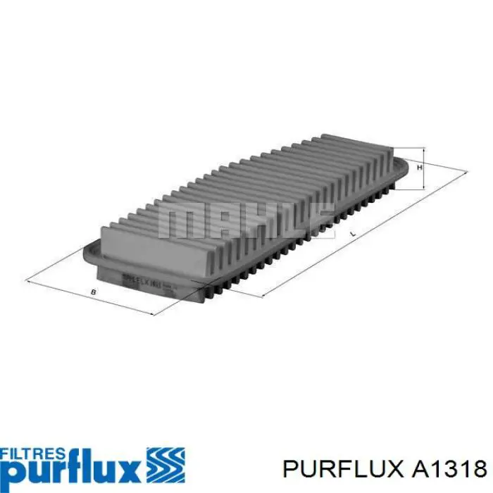 Filtro de ar Purflux A1318 preço, a partir de 13,27 USD