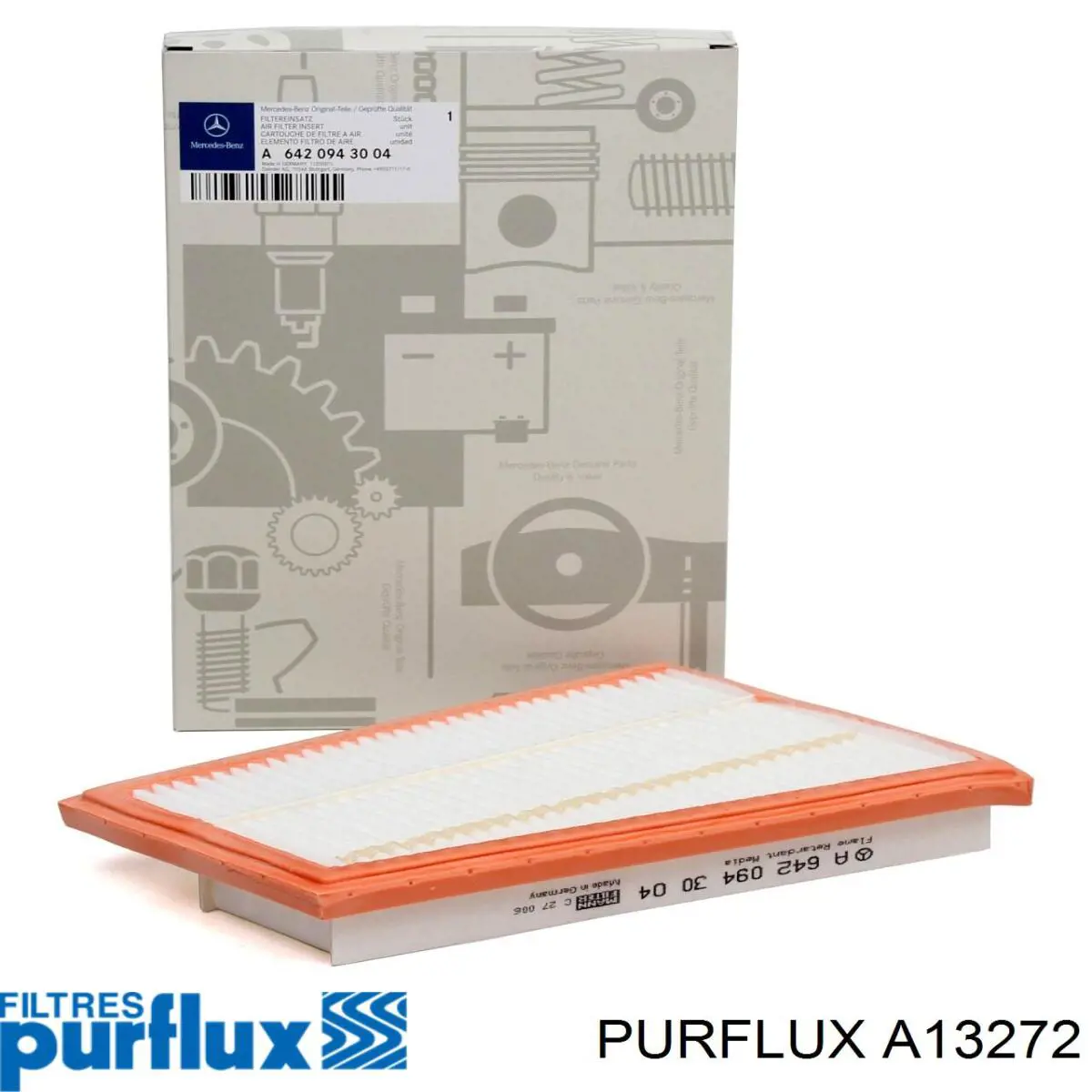 Filtro de ar A13272 Purflux