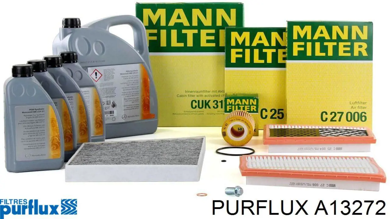 Filtro de ar A13272 Purflux