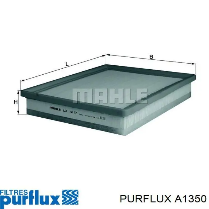 Compre A1350 Purflux Filtro de ar