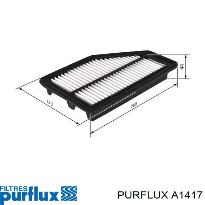 Compre A1417 Purflux Filtro de ar