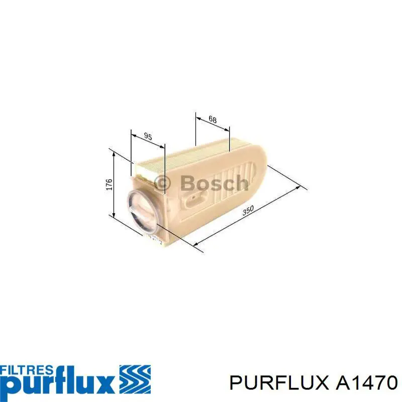 Filtro de ar A1470 Purflux