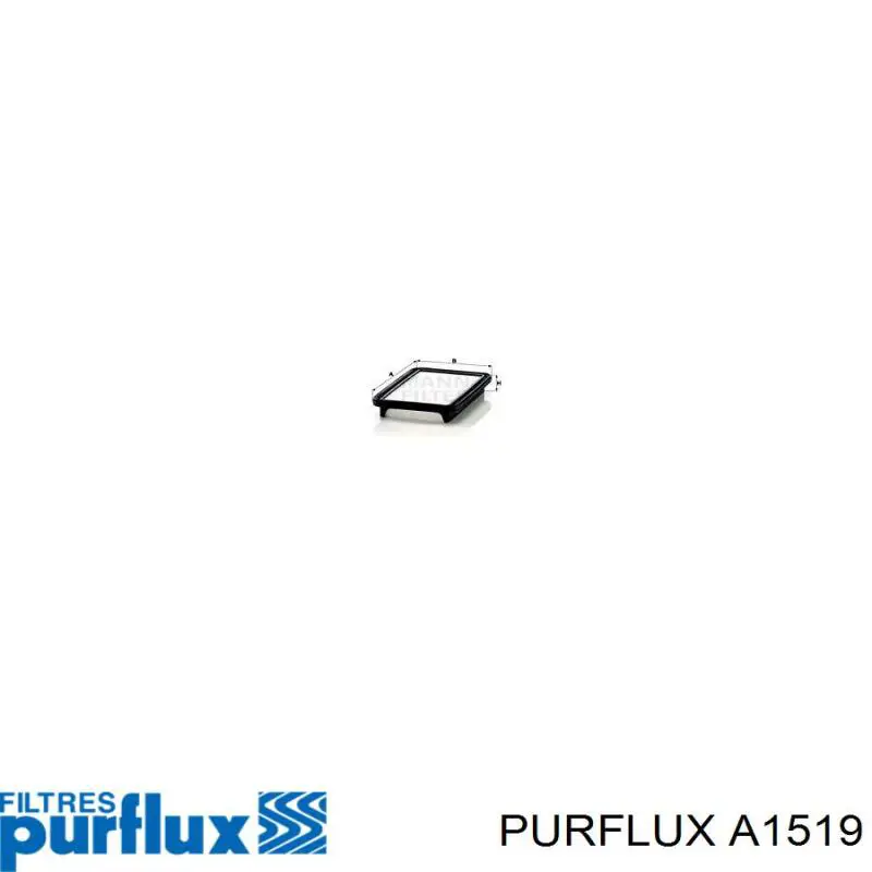 Caixa de filtro de ar Purflux A1519 preço, a partir de 10,75 USD