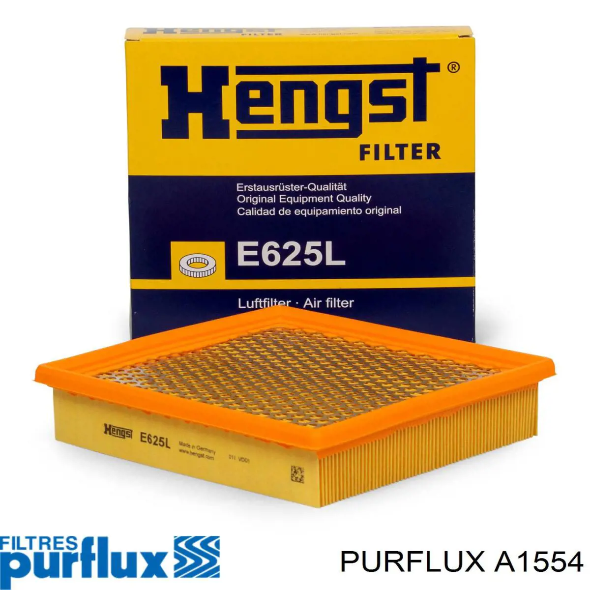 Compre A1554 Purflux Filtro de ar