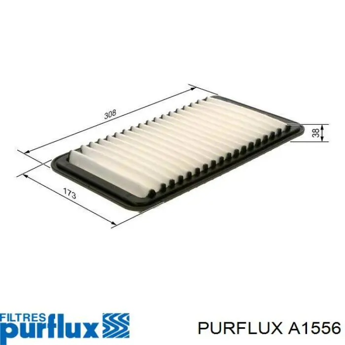 Filtro de ar A1556 Purflux