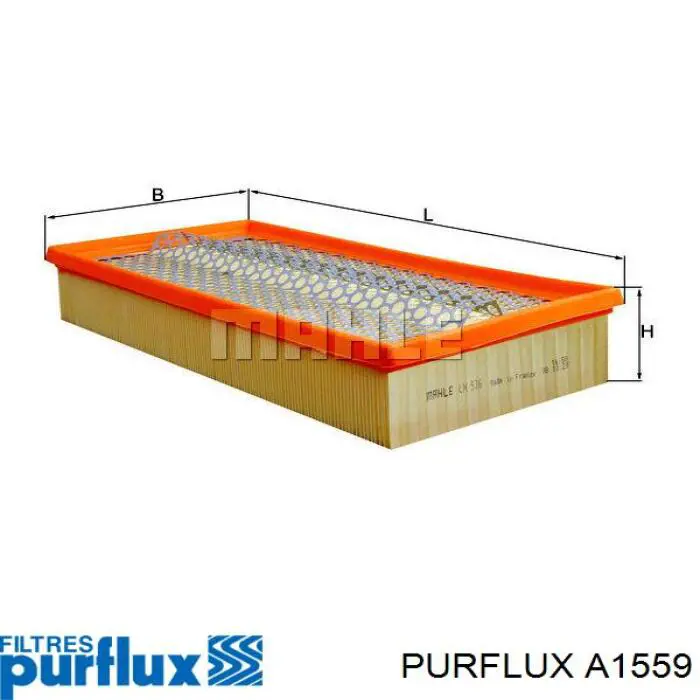 A1559 Purflux Filtro de ar
